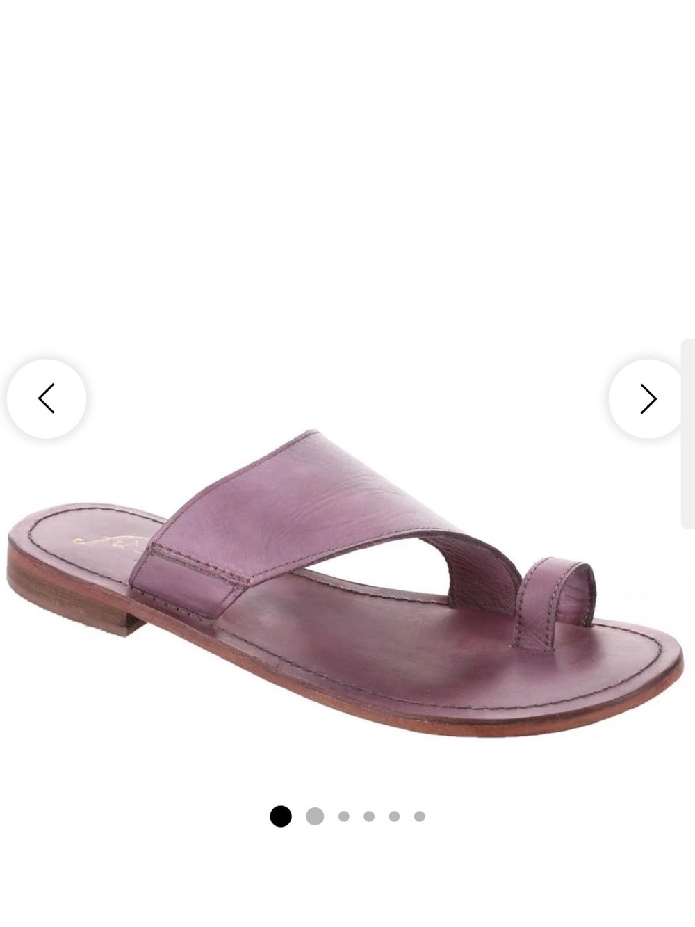 Free people leather sandals
